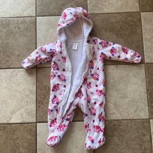 Baby snuggly soft warm outfit